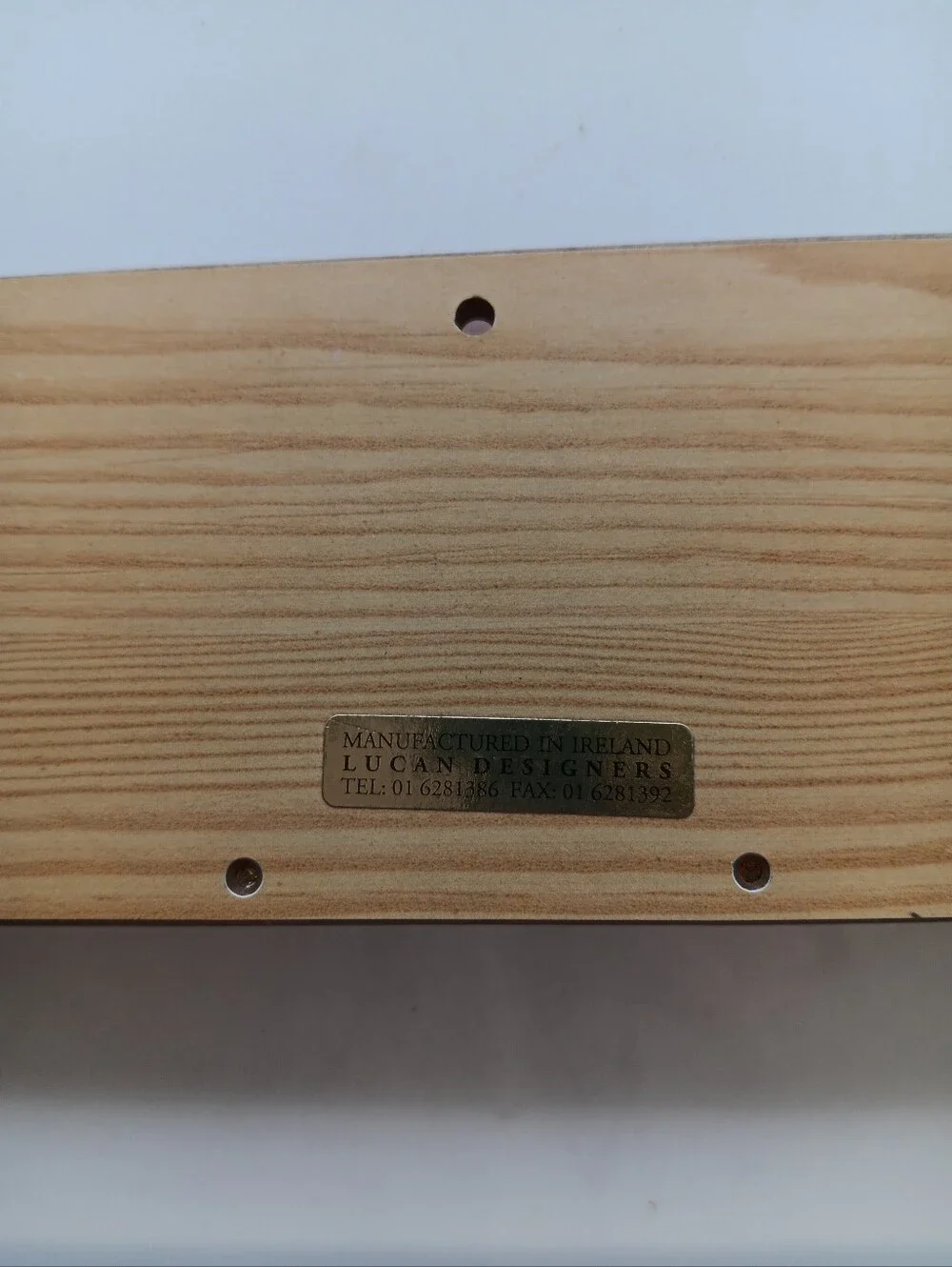 Doors of Ireland Wood Key Rack Decor Wall Mount Metal Hooks Lucan Designers